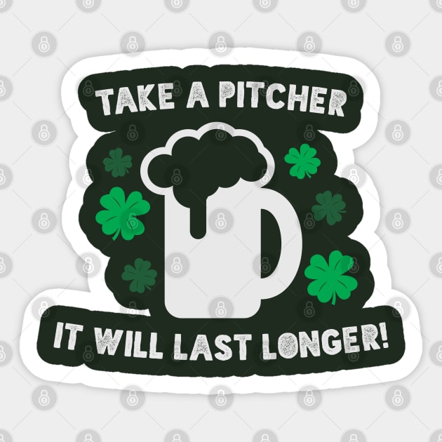 Take a Pitcher it will last longer! Sticker by Roufxis